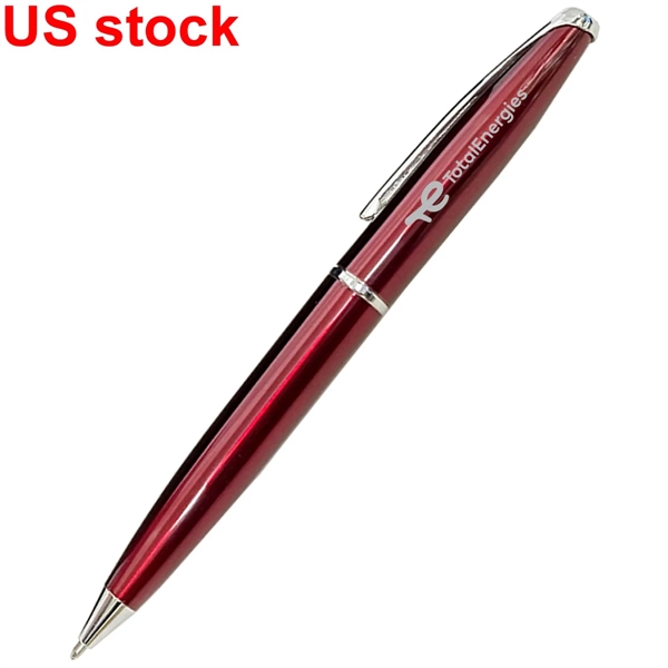 Diplomat Twist-Action Brass Ballpoint Pen - Diplomat Twist-Action Brass Ballpoint Pen - Image 3 of 3