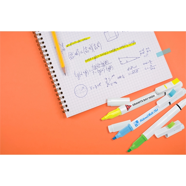 Post-it® Trio Series Flag + Pen and Highlighter Combo - Post-it® Trio Series Flag + Pen and Highlighter Combo - Image 1 of 1