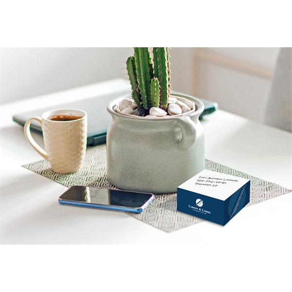 Post-it® Custom Printed Notes Quarter Cube - Post-it® Custom Printed Notes Quarter Cube - Image 1 of 2
