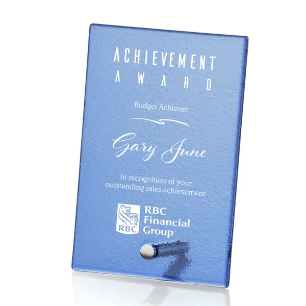 Atchison Blue Rectangle Award - Silver - Atchison Blue Rectangle Award - Silver - Image 6 of 7