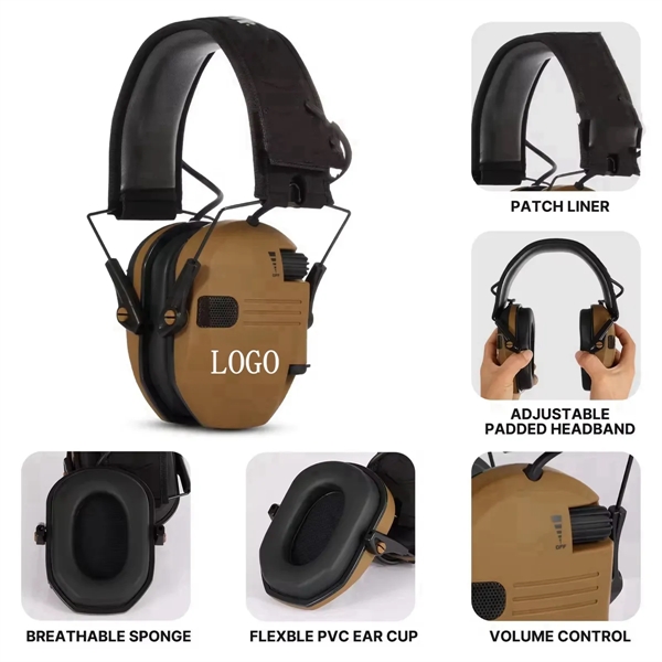 Electronic Ear Defender Active Shooting Headphones - Electronic Ear Defender Active Shooting Headphones - Image 0 of 8