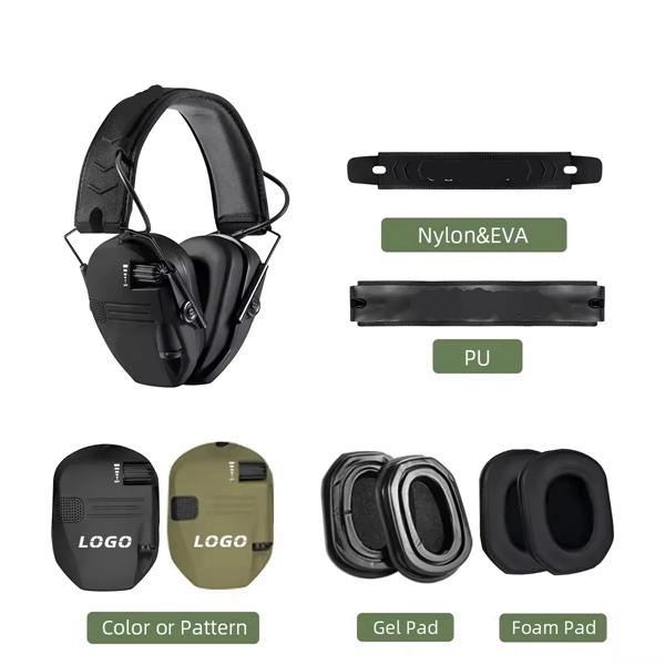 Electronic Ear Defender Active Shooting Headphones - Electronic Ear Defender Active Shooting Headphones - Image 1 of 8