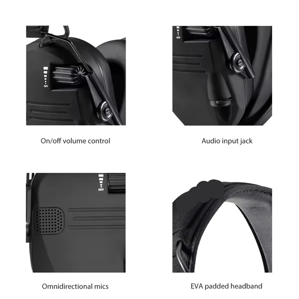 Electronic Ear Defender Active Shooting Headphones - Electronic Ear Defender Active Shooting Headphones - Image 4 of 8