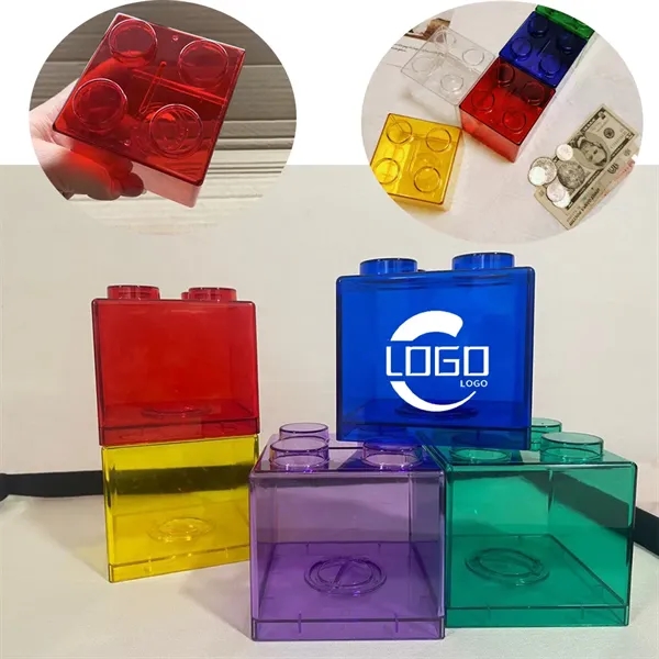 Coin Bank For Building Blocks - Coin Bank For Building Blocks - Image 0 of 2
