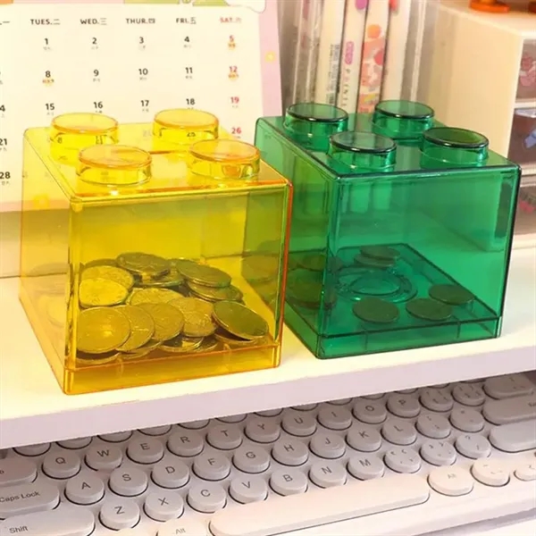 Coin Bank For Building Blocks - Coin Bank For Building Blocks - Image 2 of 2
