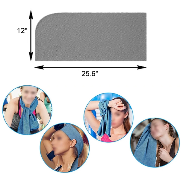 Light Weight Sport Hoodie Cooling Towel - Light Weight Sport Hoodie Cooling Towel - Image 1 of 2