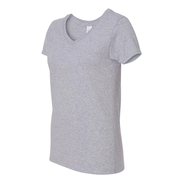 Gildan Heavy Cotton™ Women's V-Neck T-Shirt - Gildan Heavy Cotton™ Women's V-Neck T-Shirt - Image 50 of 54