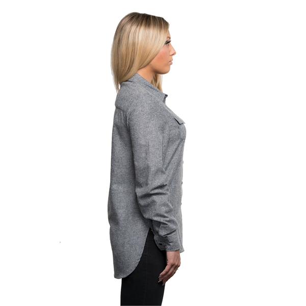 Burnside Ladies' Solid Flannel Shirt - Burnside Ladies' Solid Flannel Shirt - Image 2 of 23
