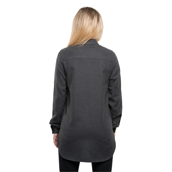 Burnside Ladies' Solid Flannel Shirt - Burnside Ladies' Solid Flannel Shirt - Image 4 of 23