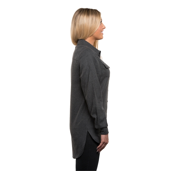 Burnside Ladies' Solid Flannel Shirt - Burnside Ladies' Solid Flannel Shirt - Image 5 of 23