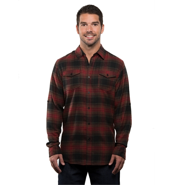 Burnside Men's Plaid Flannel Shirt - Burnside Men's Plaid Flannel Shirt - Image 15 of 138