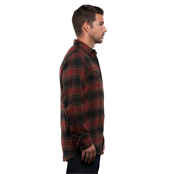 Burnside Men's Plaid Flannel Shirt - Burnside Men's Plaid Flannel Shirt - Image 17 of 138