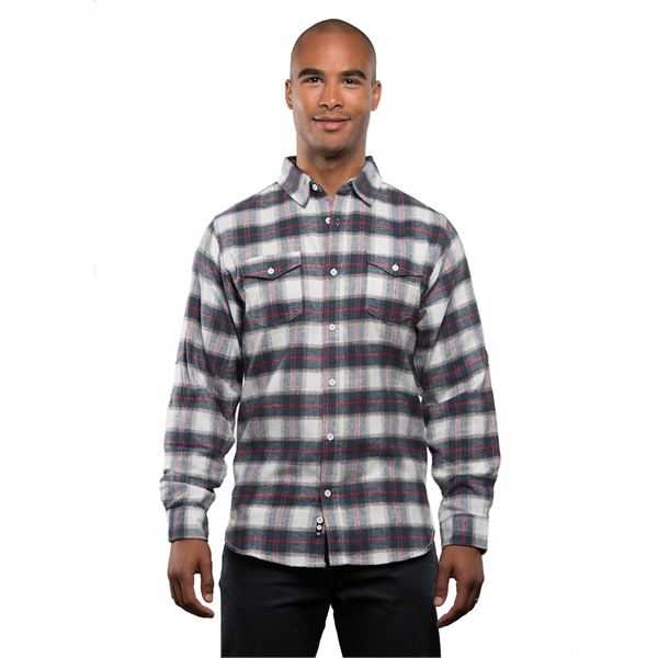 Burnside Men's Plaid Flannel Shirt - Burnside Men's Plaid Flannel Shirt - Image 27 of 138