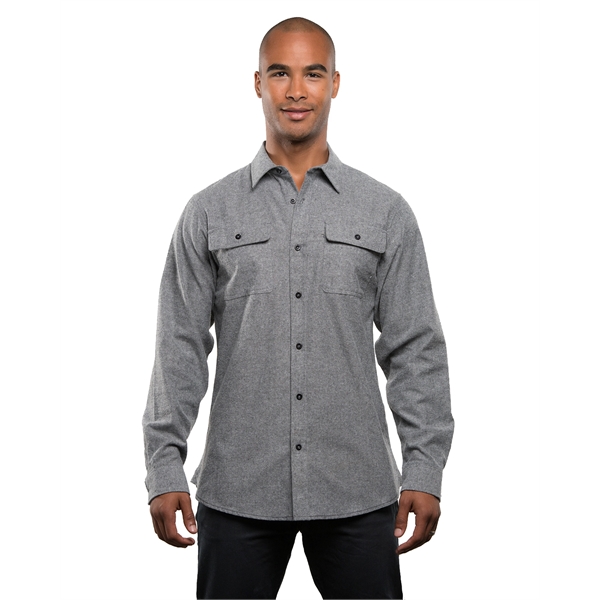 Burnside Men's Solid Flannel Shirt - Burnside Men's Solid Flannel Shirt - Image 6 of 28