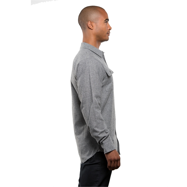 Burnside Men's Solid Flannel Shirt - Burnside Men's Solid Flannel Shirt - Image 7 of 28