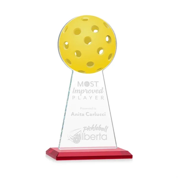Edenwood Pickleball VividPrint/Etch Award - Red - Edenwood Pickleball VividPrint/Etch Award - Red - Image 5 of 8