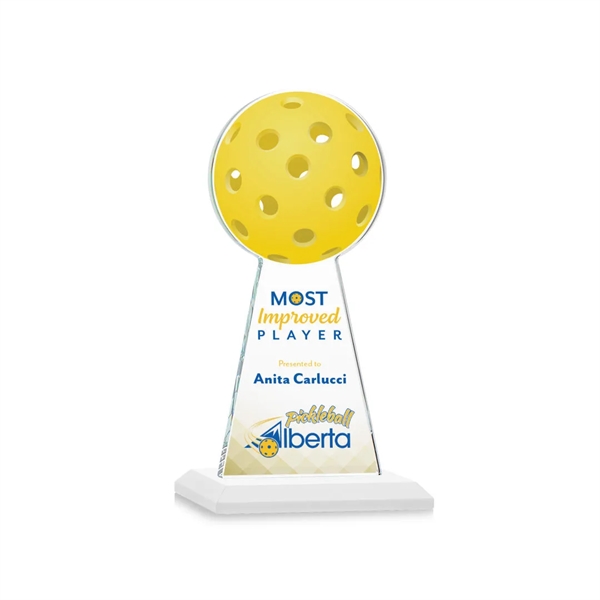 Edenwood Pickleball VividPrint™ Award - White - Edenwood Pickleball VividPrint™ Award - White - Image 3 of 8
