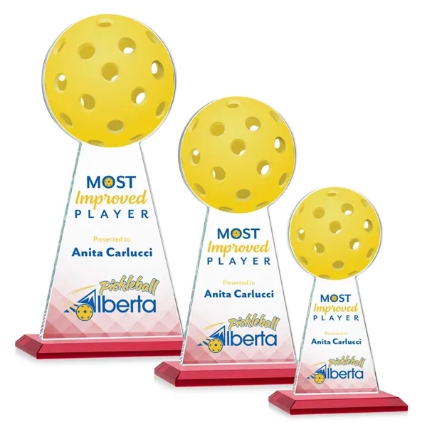 Edenwood Pickleball VividPrint™ Award - Red - Edenwood Pickleball VividPrint™ Award - Red - Image 0 of 8