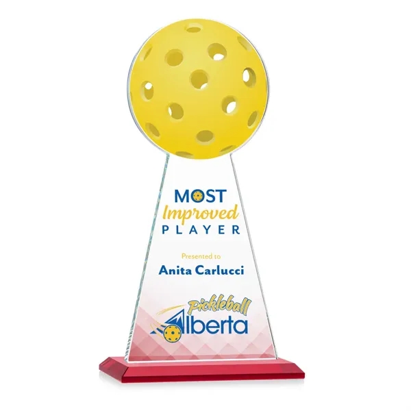 Edenwood Pickleball VividPrint™ Award - Red - Edenwood Pickleball VividPrint™ Award - Red - Image 7 of 8