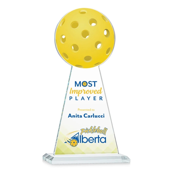 Edenwood Pickleball VividPrint™ Award - Clear - Edenwood Pickleball VividPrint™ Award - Clear - Image 7 of 8