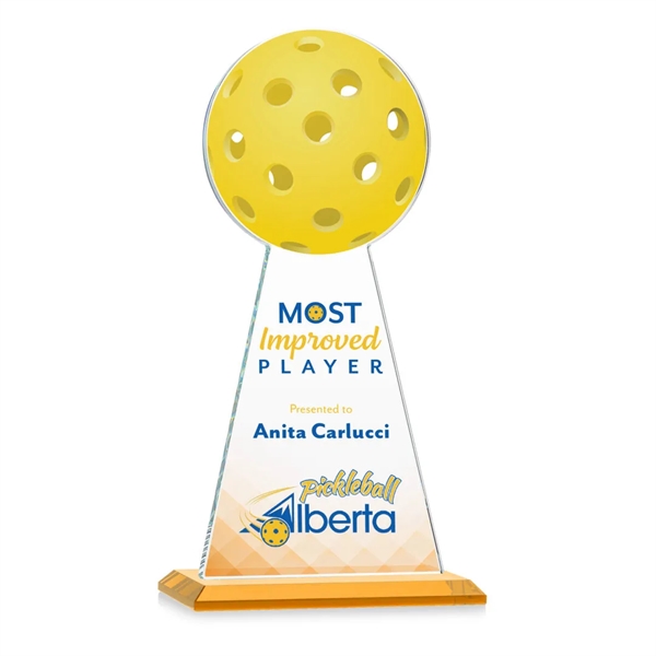 Edenwood Pickleball VividPrint™ Award - Amber - Edenwood Pickleball VividPrint™ Award - Amber - Image 7 of 8