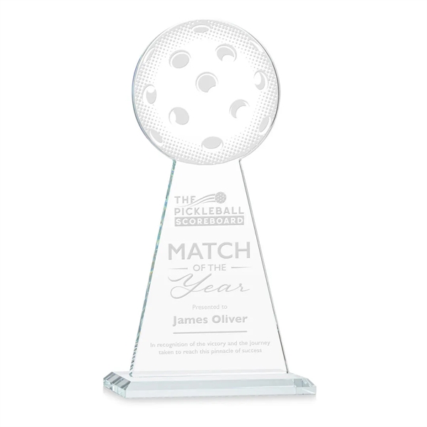 Edenwood Pickleball Award - Clear - Edenwood Pickleball Award - Clear - Image 7 of 8