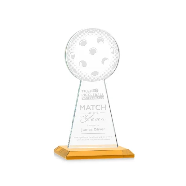 Edenwood Pickleball Award - Amber - Edenwood Pickleball Award - Amber - Image 3 of 8