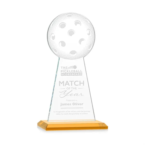 Edenwood Pickleball Award - Amber - Edenwood Pickleball Award - Amber - Image 5 of 8