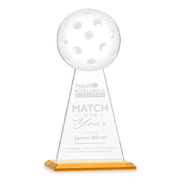 Edenwood Pickleball Award - Amber - Edenwood Pickleball Award - Amber - Image 7 of 8