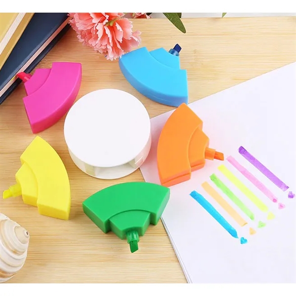 5 Colors Petal Fluorescent Highlighter Pens - 5 Colors Petal Fluorescent Highlighter Pens - Image 7 of 7