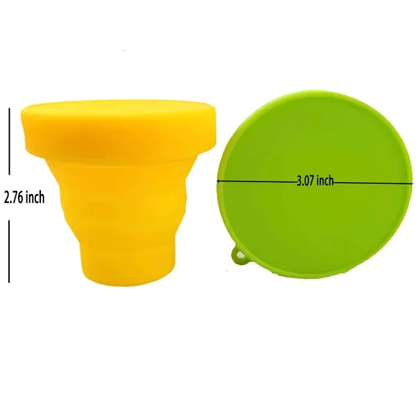 5oz Silicone Collapsible Water Bottle With Lid - 5oz Silicone Collapsible Water Bottle With Lid - Image 1 of 1