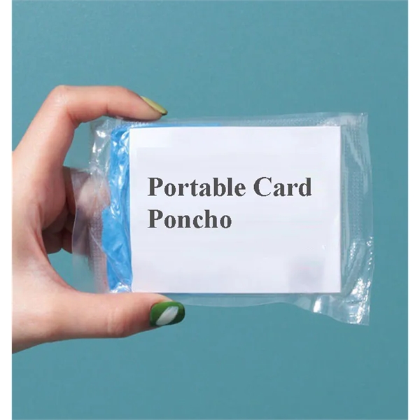 Disposable Card Rain Ponchos - Disposable Card Rain Ponchos - Image 0 of 1