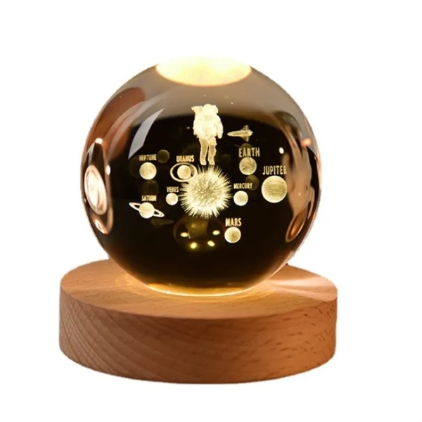Fully Custom USB-Powered 3D Crystal Ball - Fully Custom USB-Powered 3D Crystal Ball - Image 1 of 3