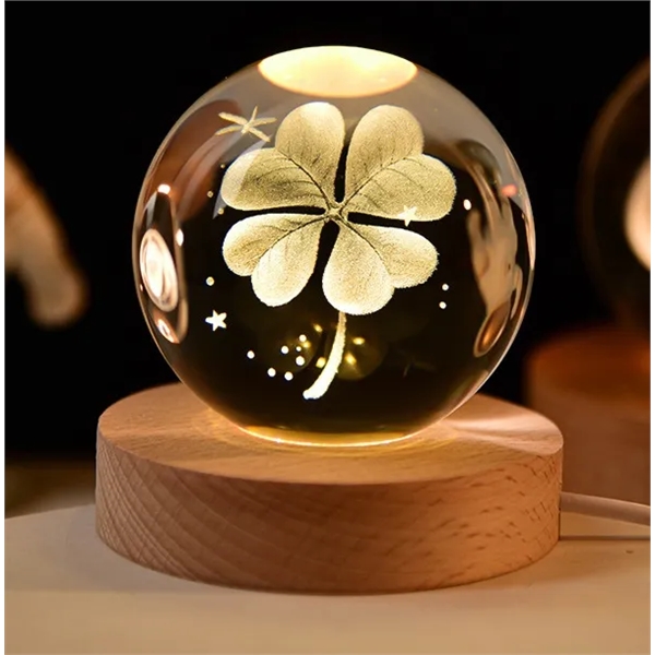 Fully Custom USB-Powered 3D Crystal Ball - Fully Custom USB-Powered 3D Crystal Ball - Image 2 of 3