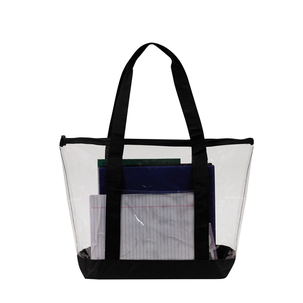 Clear Zipper Tote | Plum Grove