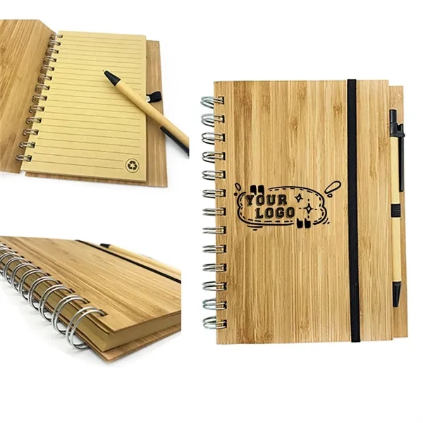 Bamboo Notebook & Pen - Bamboo Notebook & Pen - Image 0 of 5