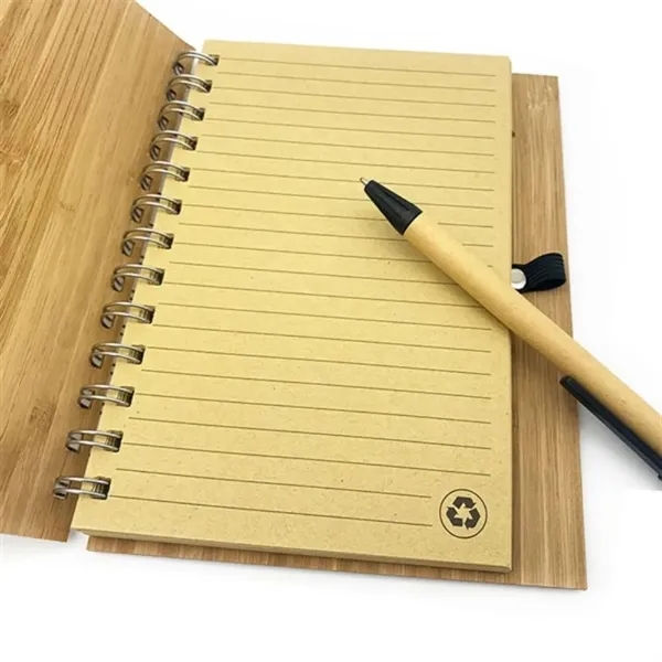 Bamboo Notebook & Pen - Bamboo Notebook & Pen - Image 2 of 5