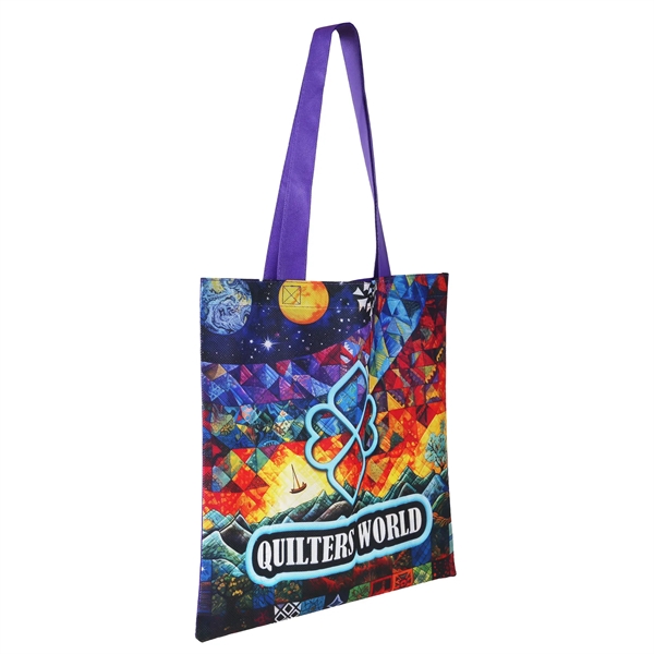 Sublimated Non Woven Tote Bag - Sublimated Non Woven Tote Bag - Image 2 of 5