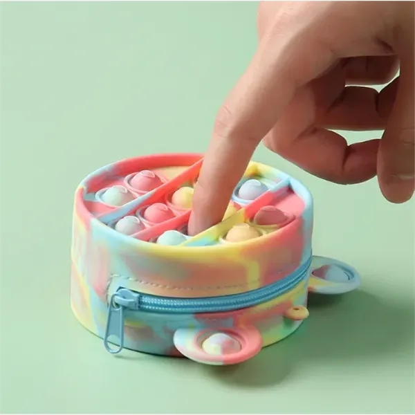 Mini Push Pop Fidget Wallet Toy - Mini Push Pop Fidget Wallet Toy - Image 3 of 5
