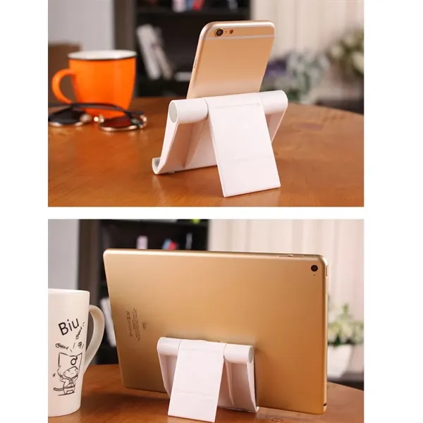 Cellphone Tablet Desktop Bracket Foldable Holder Stand - Cellphone Tablet Desktop Bracket Foldable Holder Stand - Image 3 of 4