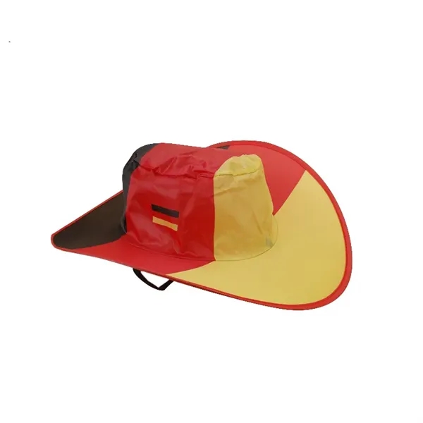 Outdoor Promotional Foldable Cowboy Hat - Outdoor Promotional Foldable Cowboy Hat - Image 2 of 2