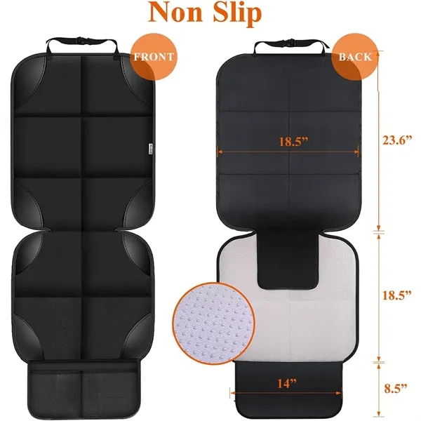 Non-Slip Backing Waterproof Durable Car Seat Protector - Non-Slip Backing Waterproof Durable Car Seat Protector - Image 3 of 7