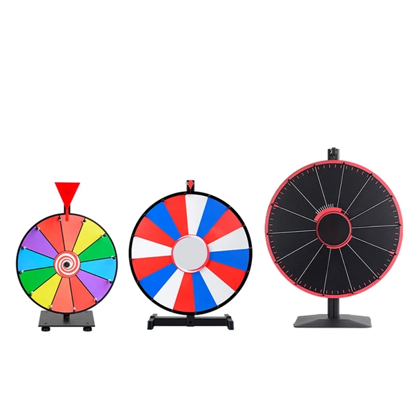 Spinning Prize Editable Wheel w/ Dry Erase Marker & Eraser - Spinning Prize Editable Wheel w/ Dry Erase Marker & Eraser - Image 3 of 3