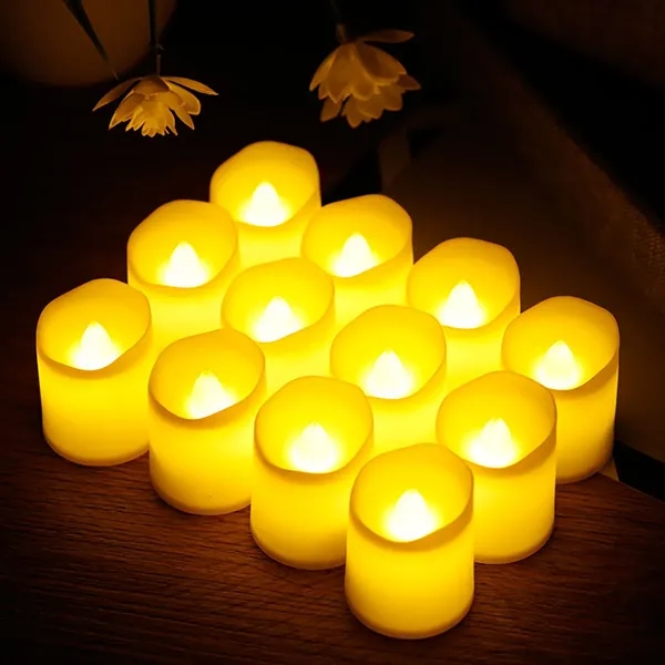 Flameless LED Candles Tea Lights - Flameless LED Candles Tea Lights - Image 1 of 5