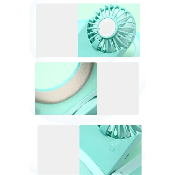 USB Fan Sun Hat Wide Brim Portable Running Visor Cap - USB Fan Sun Hat Wide Brim Portable Running Visor Cap - Image 3 of 5