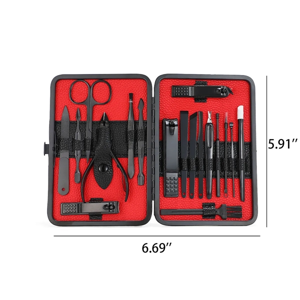 12/17 Pieces Professional Clipper Kit Nail Cutter Set - 12/17 Pieces Professional Clipper Kit Nail Cutter Set - Image 1 of 6