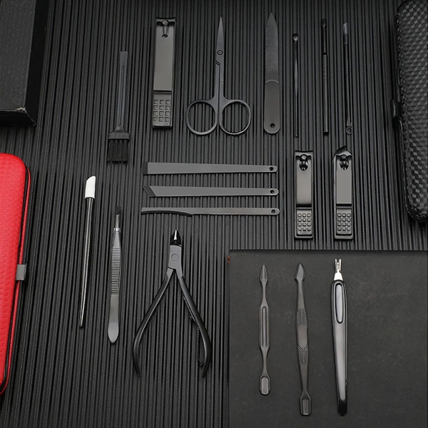 12/17 Pieces Professional Clipper Kit Nail Cutter Set - 12/17 Pieces Professional Clipper Kit Nail Cutter Set - Image 2 of 6