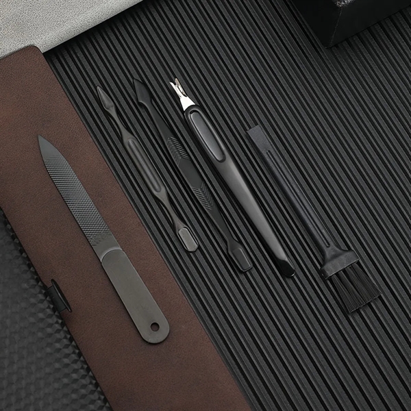 12/17 Pieces Professional Clipper Kit Nail Cutter Set - 12/17 Pieces Professional Clipper Kit Nail Cutter Set - Image 5 of 6