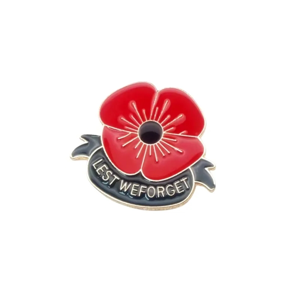 Poppy Flower Brooch Pins - Poppy Flower Brooch Pins - Image 0 of 6