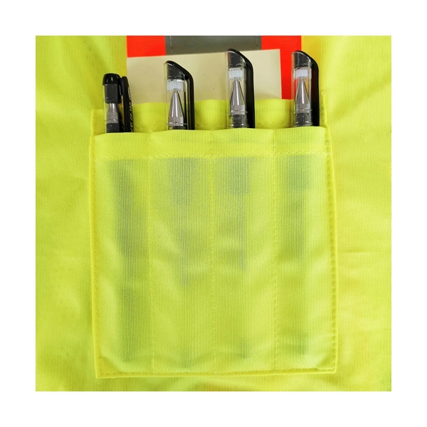 Polyester Breathable Mesh Reflective Vest - Polyester Breathable Mesh Reflective Vest - Image 3 of 4